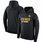 Men's Minnesota Vikings Nike Team Name Performance Pullover Hoodie Black,baseball caps,new era cap wholesale,wholesale hats